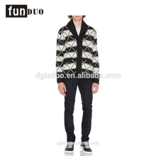 Stylish mens knitting pattern sweater coat